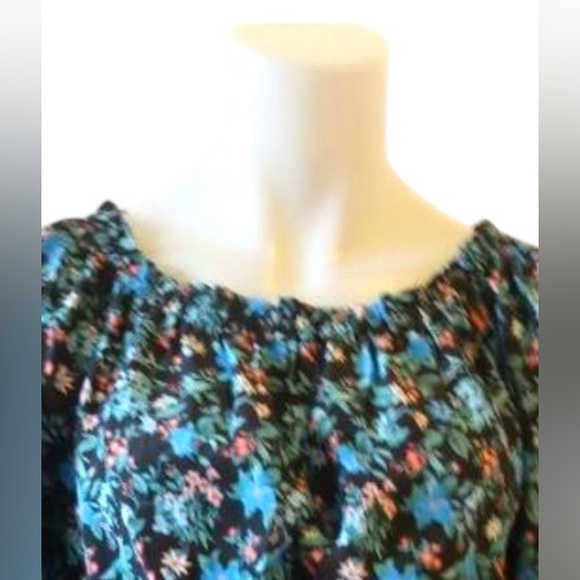 Club Monaco Blue Tie Front Sundress with Cowl Neck Final Sale - Picture 5 of 16